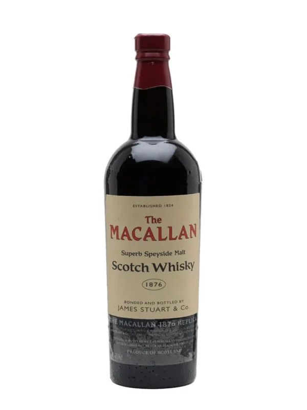 Macallan Scotch Whiskey 1876 Replica